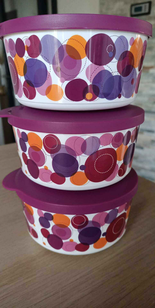 3szt Tupperware ILUMINA pojemnik miska 550mil  - NOWE Śródmieście - zdjęcie 1