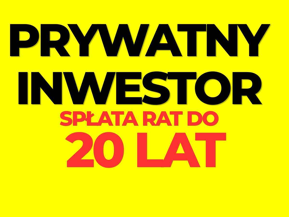Prywatny inwestor – raty notarialne do 20 lat Aleksandrów Łódzki - zdjęcie 1