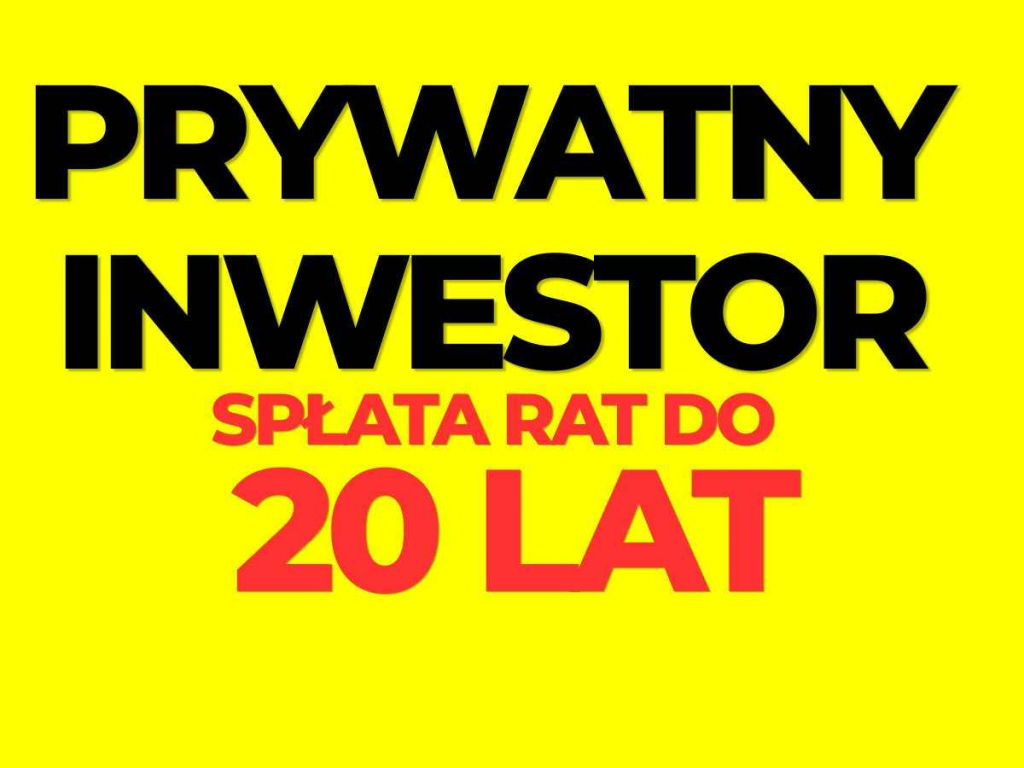 Prywatny inwestor – raty notarialne do 20 lat Aleksandrów Łódzki - zdjęcie 1