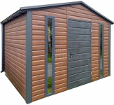 Schowek - domek ogrodowy 3x3m drzwi 2x okno rynny dach TS1183