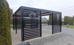 CarPort PREMIUM - wiata samochodowa 6x6  dodatkowa zabudowa CP117 Bydgoszcz - zdjęcie 5