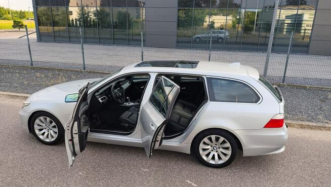 BMW Seria 5 E61 3.0 Diesel 197 KM | M57 | Automat | Hak 2000 kg OKAZJA Pabianice - zdjęcie 10