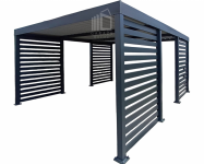 CarPort PREMIUM - wiata samochodowa 4x5  dodatkowa zabudowa ID1032