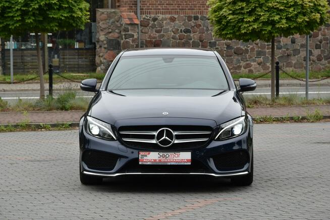 C 220d XI.2017r. AMG line 181tkm Skóra NAVi Kamera Xenon Kampinos - zdjęcie 2