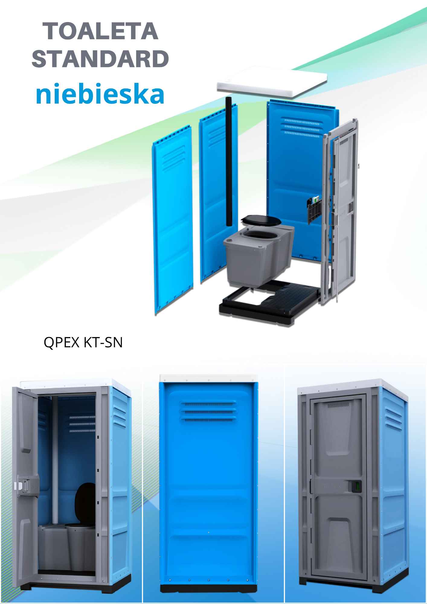 NOWA Toaleta przenośna - Cała Polska - toaleta na działkę budowę Bemowo - zdjęcie 2