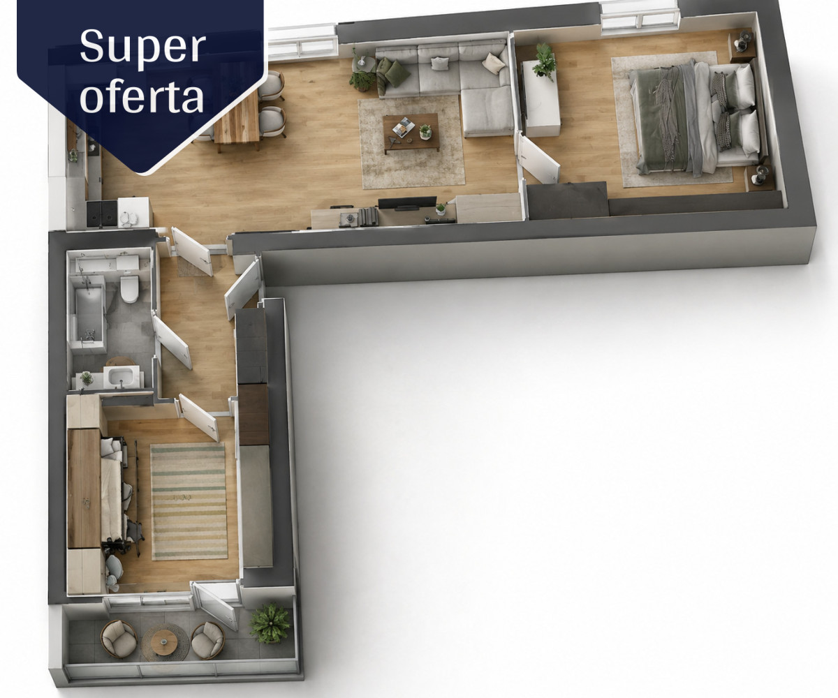 3-pok. z balkonem | rynek pierwotny | 0% prowizji Rzeszów - zdjęcie 1