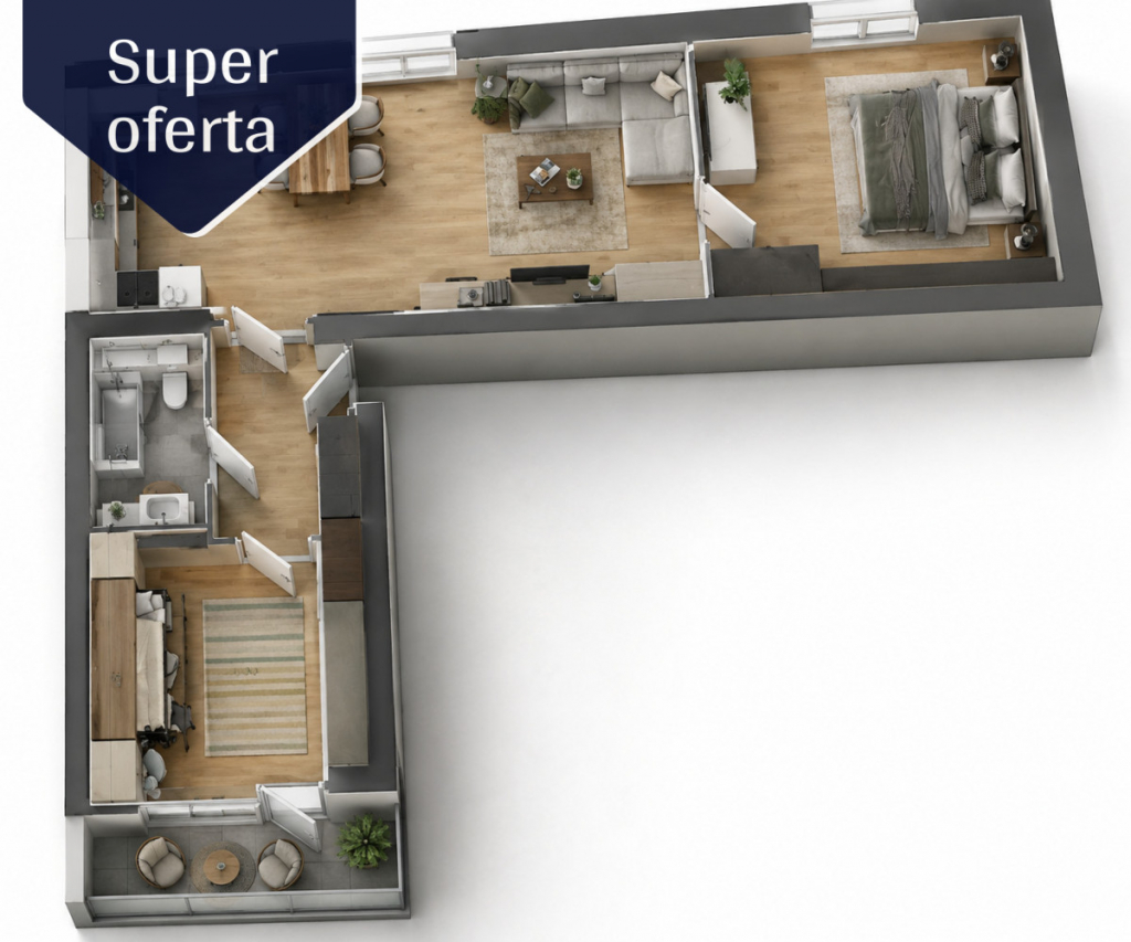 3-pok. z balkonem | rynek pierwotny | 0% prowizji Rzeszów - zdjęcie 1
