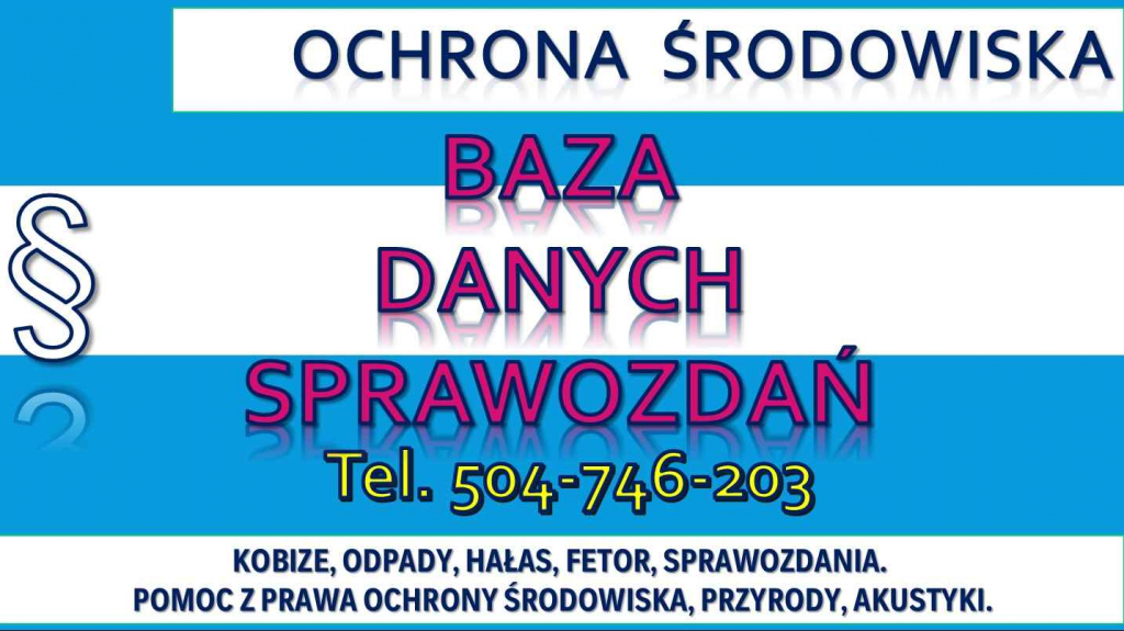Baza Danych Sprawozdań, cena tel. 504-746-203. Obsługa firmy, fgazy Psie Pole - zdjęcie 1