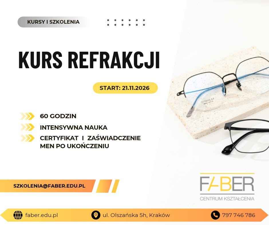 Kurs refrakcji w Krakowie Śródmieście - zdjęcie 1