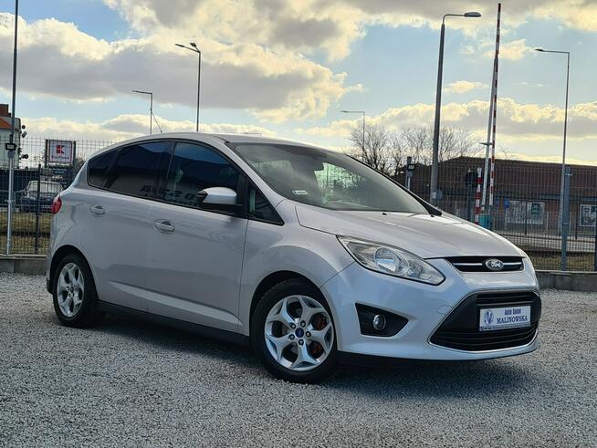 Ford C-Max 1.6 TDCi Klimatyzacja PDC Tempomat Halogeny Komputer Alu Wągrowiec - zdjęcie 3