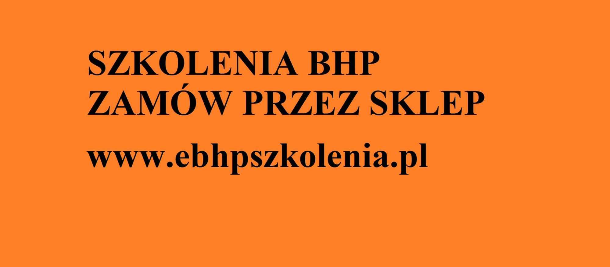 SZKOLENIA BHP I P- POŻ  ONLINE TEL: 606 626 477. Nowa Huta - zdjęcie 1