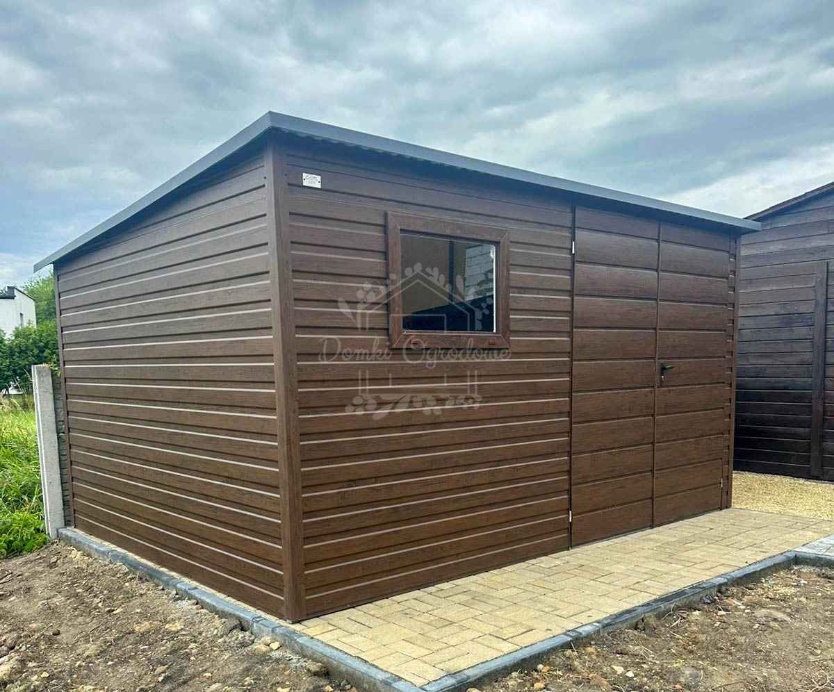 Schowek - domek 4x2 - brama - okno  drewnopodobny ID1060 Sopot - zdjęcie 4