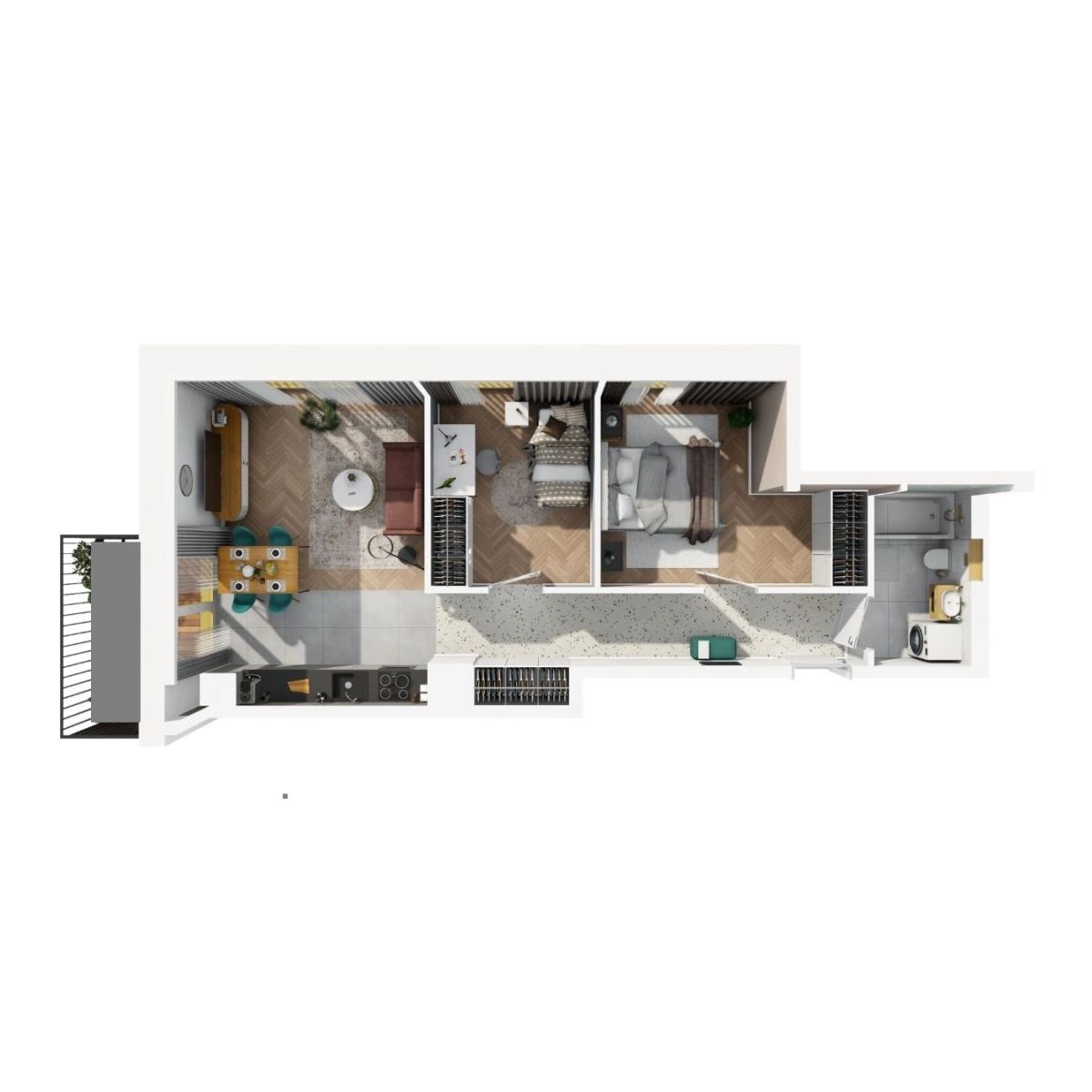 Sprzedam trzypokojowe mieszkanie. 0% prowizji Wilda - zdjęcie 6