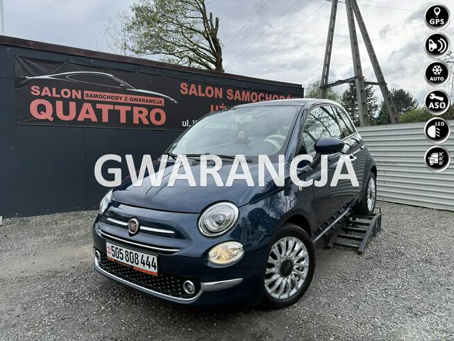 Fiat 500 Klimatyzacja. Asystent pasa. Pół-skóra. Rybnik - zdjęcie 1