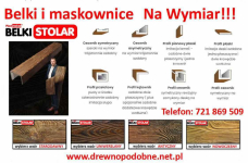 Imitacja drewna Na Wymiar - Maskownice i belki rustykalne marki Stolar Bemowo - zdjęcie 2