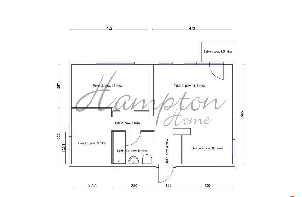 Praga Południe Saska Kępa 3 pokoje Praga-Południe - zdjęcie 8