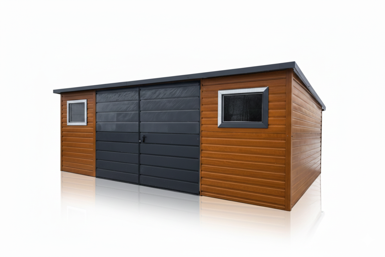 Domek ogrodowy narzędziowy 6×3 Złoty Dąb + Ciemny Grafit MAT PREMIUM Kędzierzyn-Koźle - zdjęcie 2