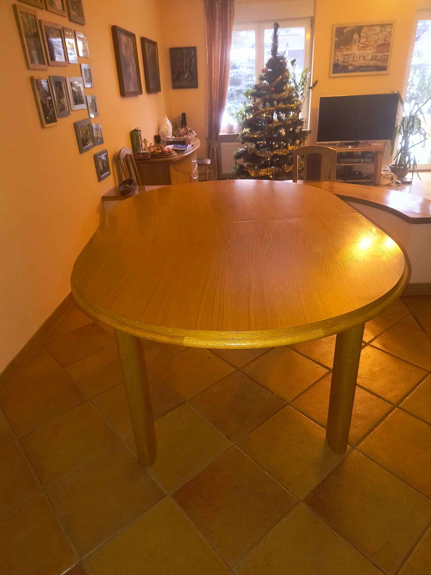 Stół dębowy owalny Jeżyce - zdjęcie 2