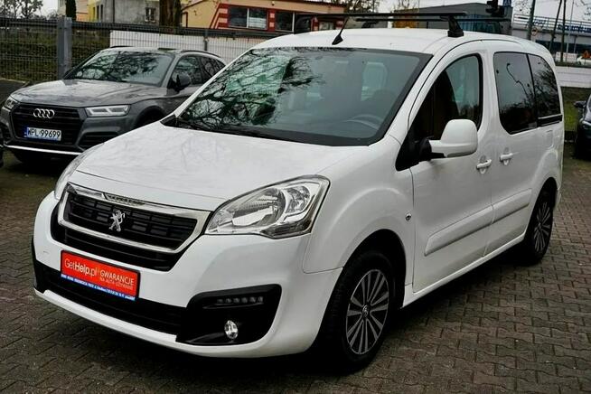 Peugeot Partner 1,6HDI 5 osób, NAVI, kamera, serwis, 100%, 2017r. Płock - zdjęcie 9