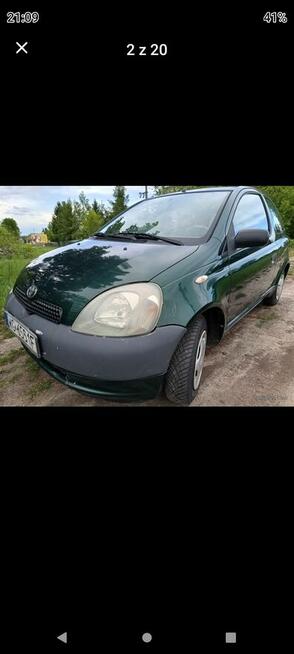 TOYOTA YARIS 2003 1.0i 16V 68KM Łańcuch ABS 4Opony.Całoroczn Łaskarzew - zdjęcie 1