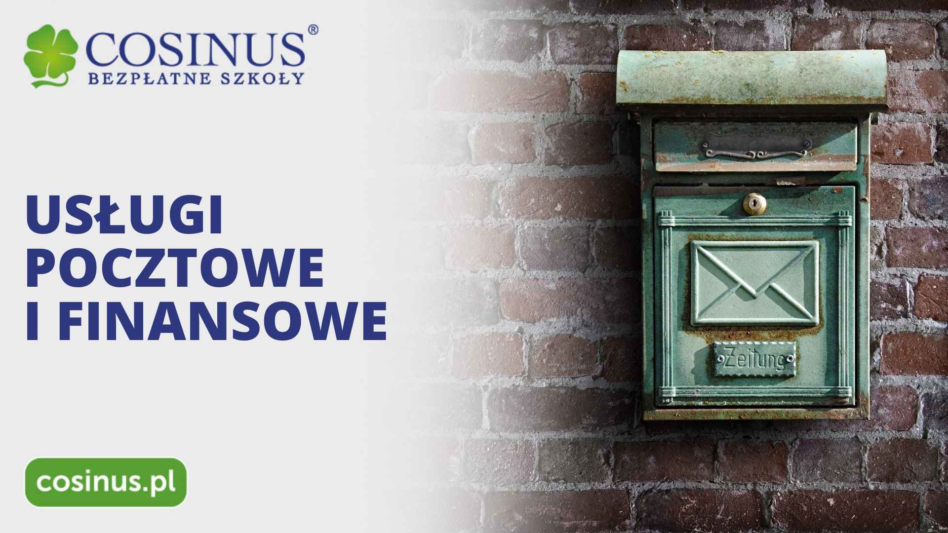 Szkoła Policealna- Usługi pocztowe i finansowe- Cosinus Gdynia Nabór! Gdynia - zdjęcie 1