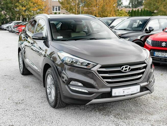 Hyundai Tucson 1.7 CRDi 141KM Podgrz.f i kier 2 stref klima Salon PL Gdańsk - zdjęcie 3