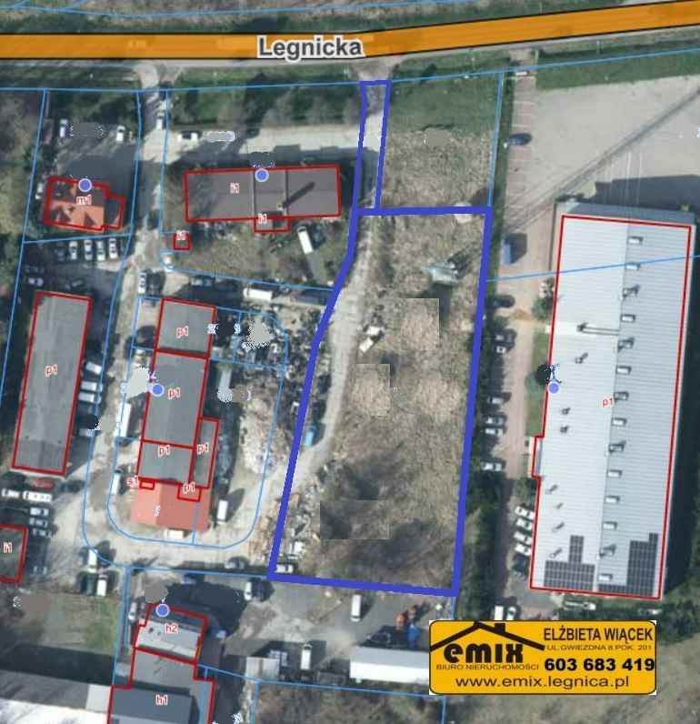 Działka komercyjna w Złotoryi przy ul. Legnickiej 3307m2 Złotoryja - zdjęcie 8