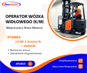 Operator wózka widłowego (k/m) Rzeszów - zdjęcie 1