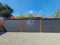 Garaż blaszany 9x5m  3x brama drewnopodobny dach spad w tył  ID990 Lidzbark Warmiński - zdjęcie 2