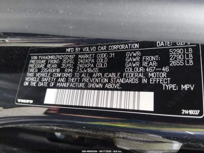 2017 VOLVO XC60 T5 INSCRIPTION Sulejówek - zdjęcie 10