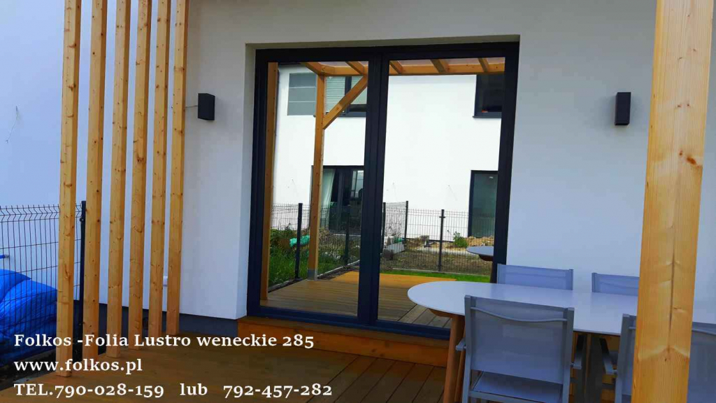 Folia lustro weneckie Warszawa Bemowo-Oklejanie szyb folią -Lustro Bemowo - zdjęcie 4