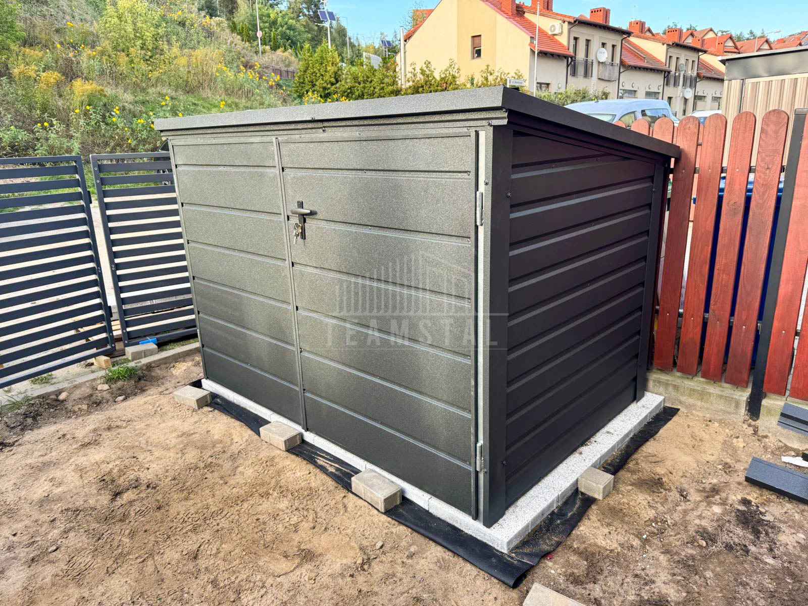 Box rowerowy – schowek Moto-Box 2×1,3m – antracyt TS1235 Rybnik - zdjęcie 3