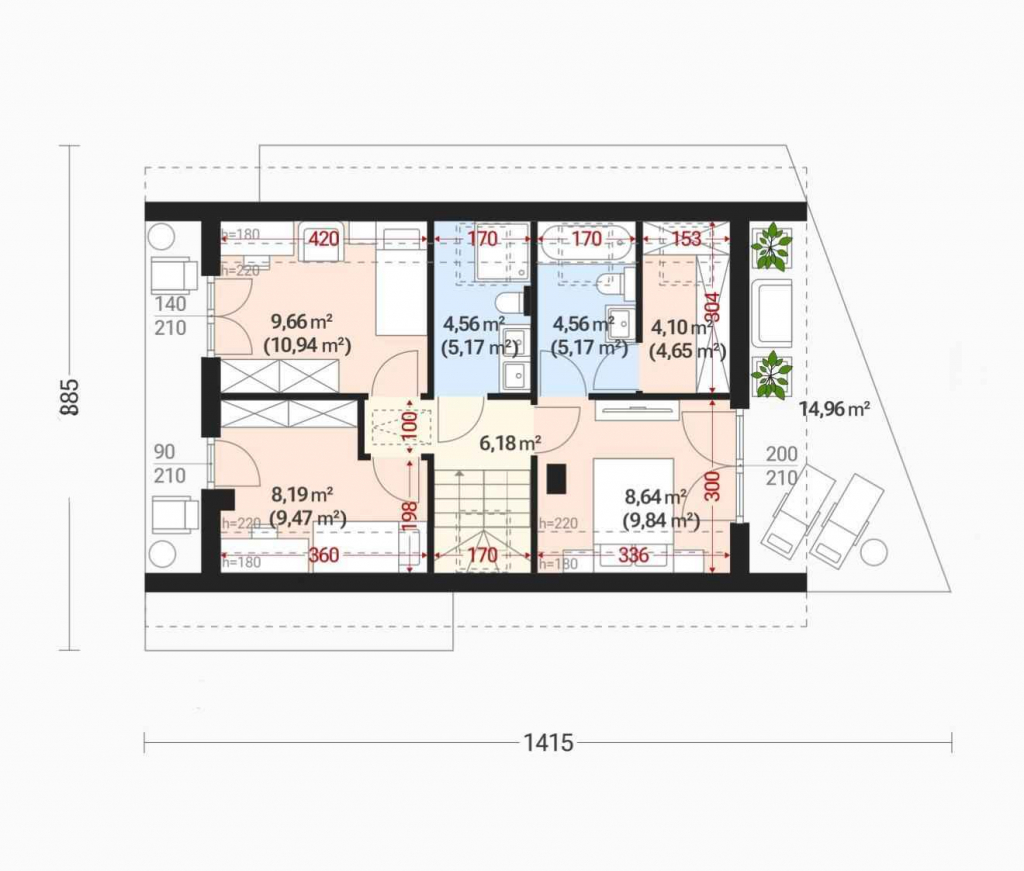 5pok, 98met Dom pod lasem TARAS/BALKON/2026 (Zielona Góra) Zielona Góra - zdjęcie 6