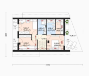 5pok, 98met Dom pod lasem TARAS/BALKON/2026 (Zielona Góra) Zielona Góra - zdjęcie 6