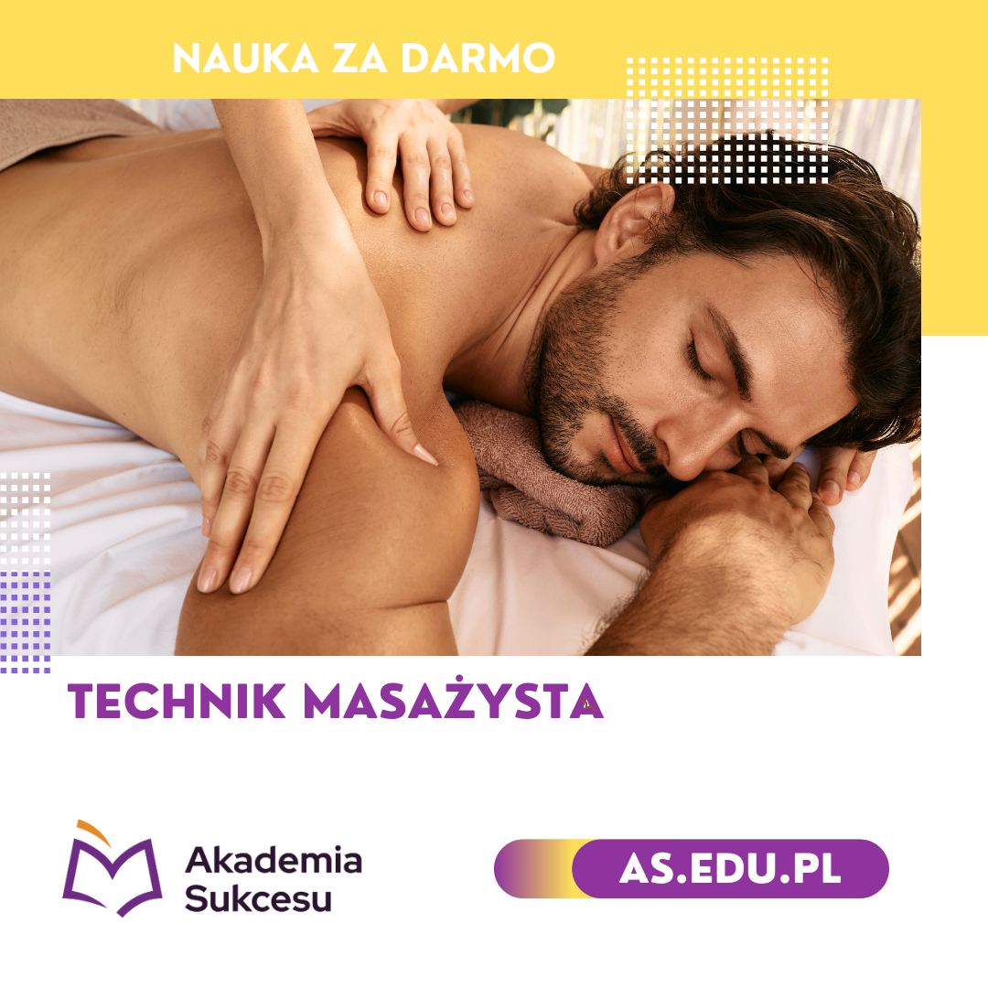 Technik masażysta - NAUKA ZA DARMO! Suwałki - zdjęcie 1