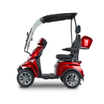 Skuter elektryczny z dachem BILI BIKE SHINO QUADRO G4 GEL, 25km/h