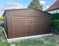 Garaż blaszany 5x6 m brama drzwi 5x okno rynny dach ID1239 Gdynia - zdjęcie 5