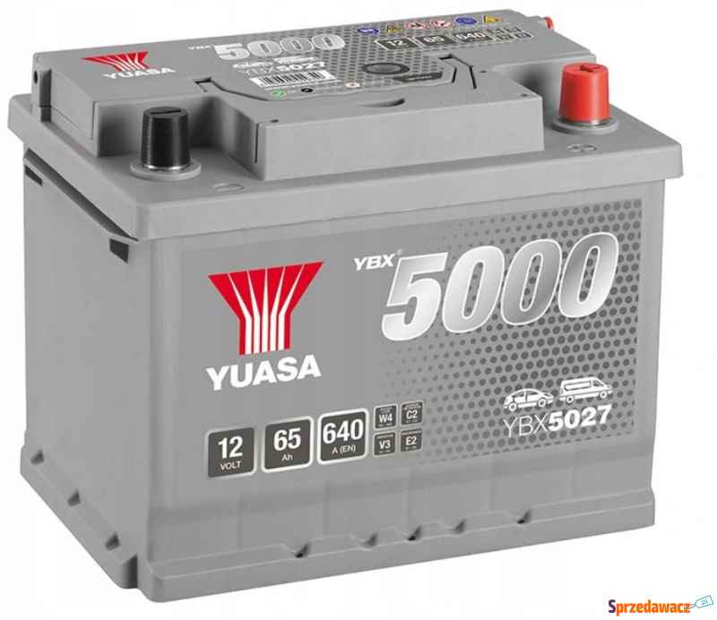 Akumulator Yuasa Silver 12V 65Ah 640A Prawy Plus Łomża - zdjęcie 1
