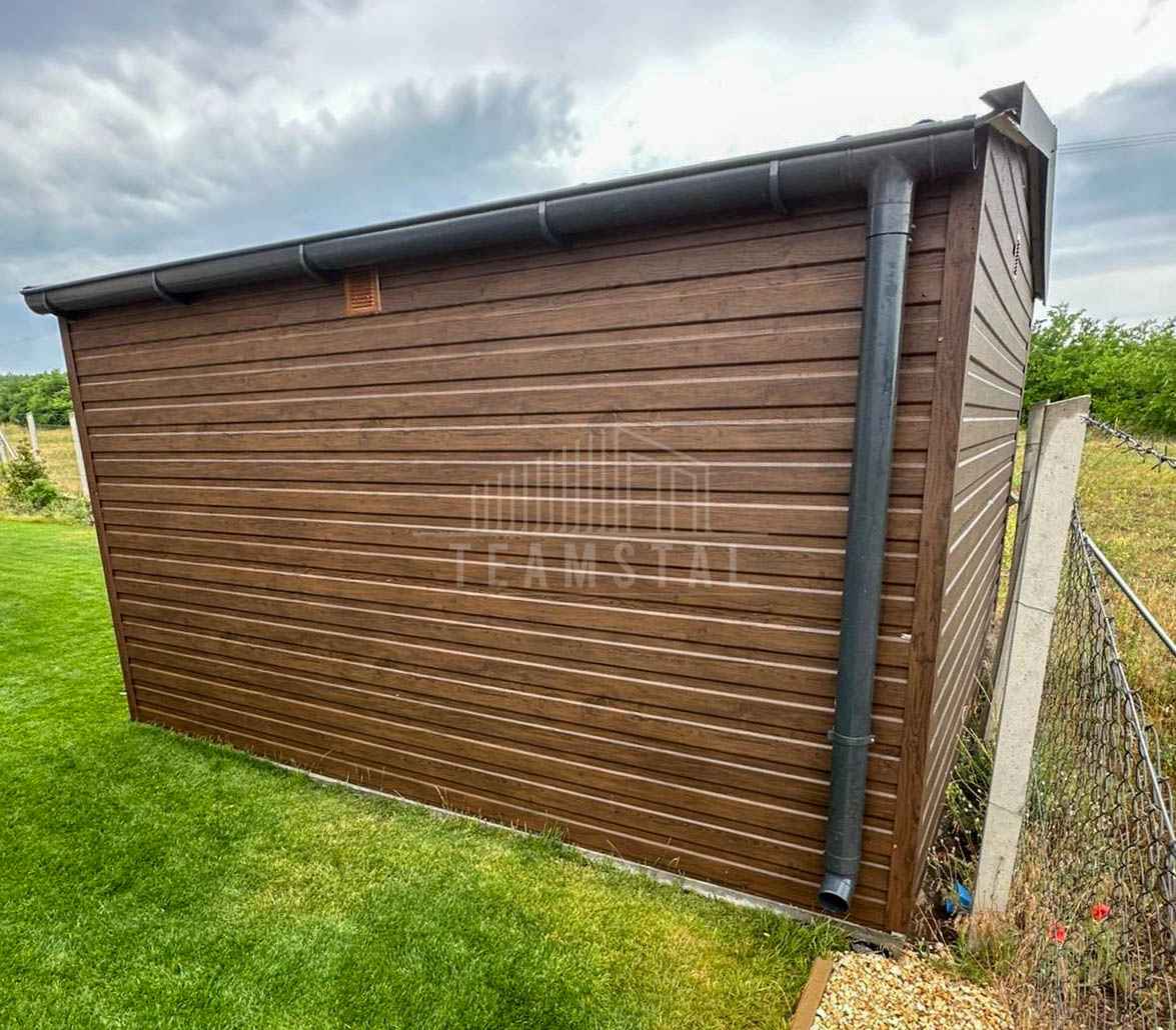 Schowek - domek ogrodowy 2,7x3,5m drzwi okno dach rynny TS1125 Sieradz - zdjęcie 4