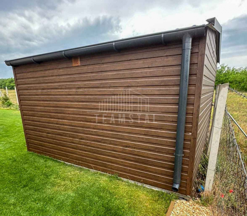 Schowek - domek ogrodowy 2,7x3,5m drzwi okno dach rynny TS1125 Sieradz - zdjęcie 4
