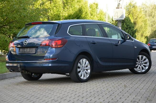 Opel Astra Opłacona 1.4T 120KM Serwis Cosmo 100% Org.lakier! Skóra Alu Kutno - zdjęcie 12