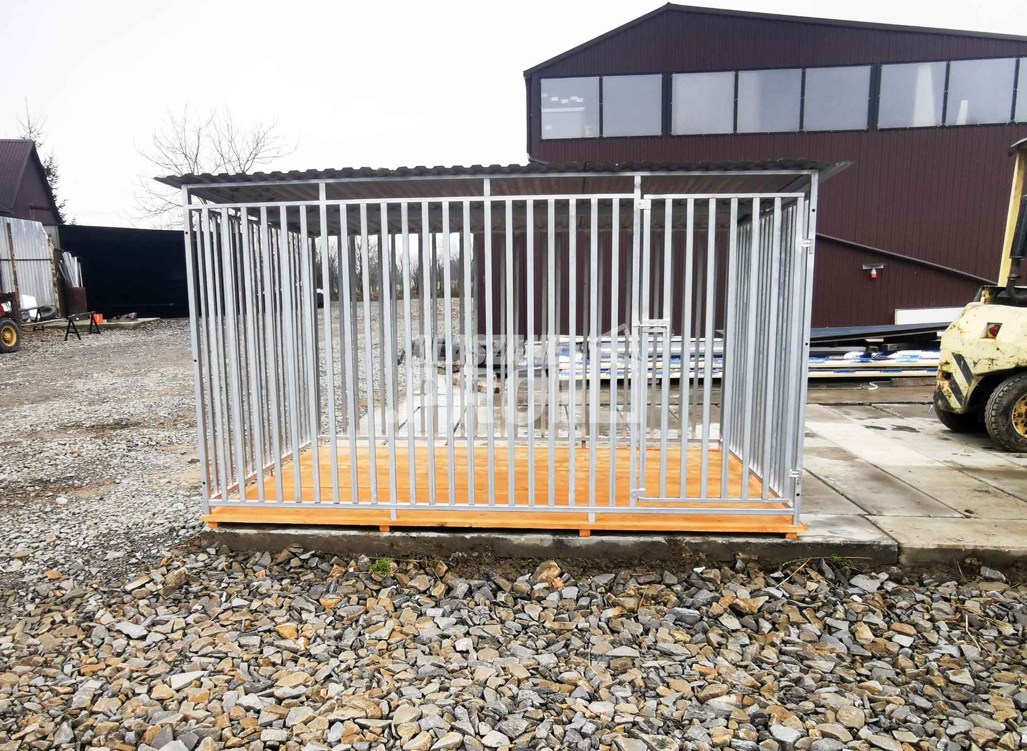 Kojec dla Psa 3x2m  z profili zamkniętych + Podłoga drewniana GP265 Brzesko - zdjęcie 3