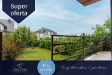 Dom szeregówka narożna z ogrodem i garażem