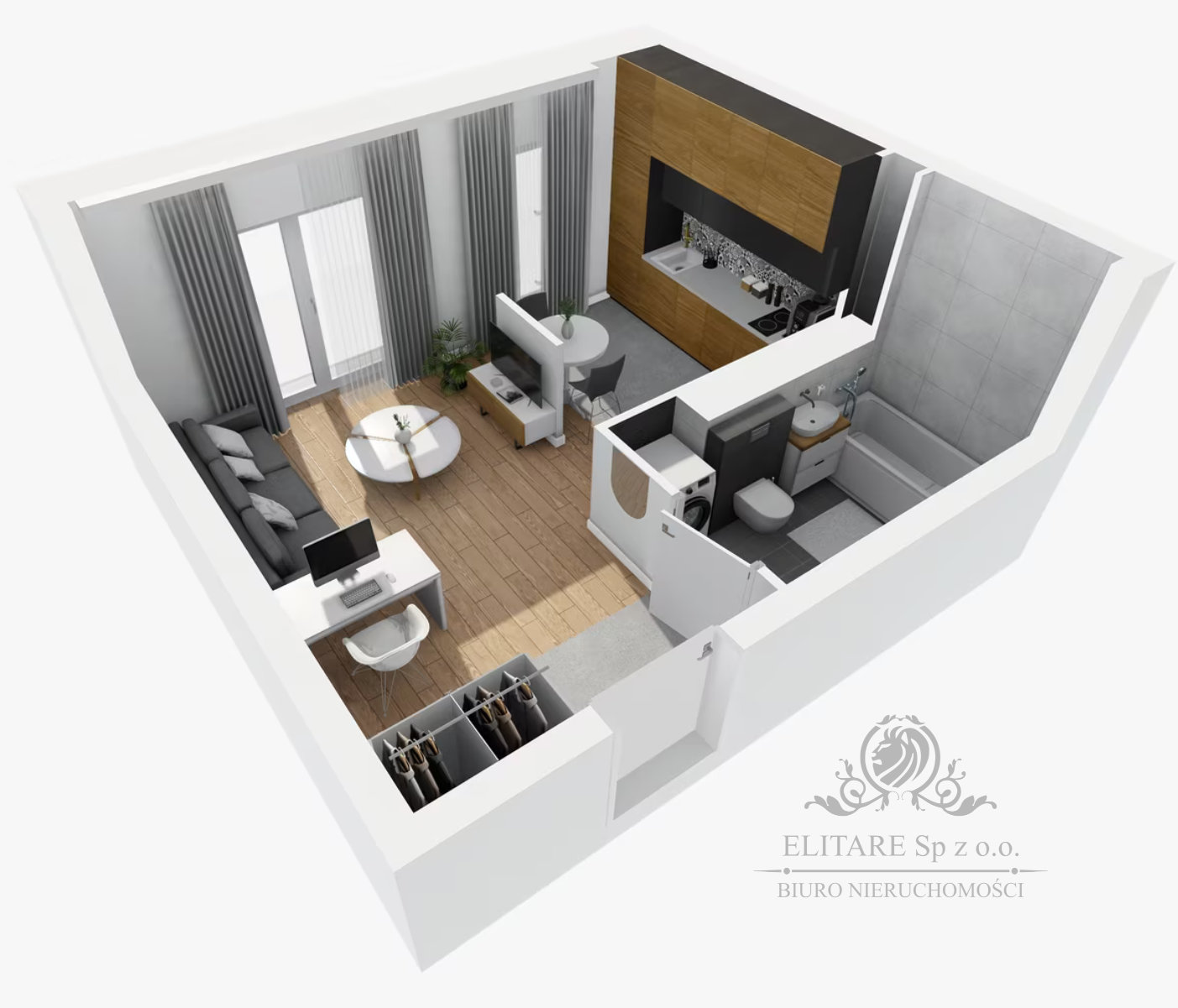 Mieszkanie 26,78m2 ,1 pok. w Centrum Wrocławia/obok Dworca Głównego Wrocław - zdjęcie 8