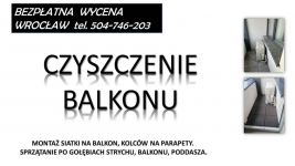Sprzątanie balkonu. T 504-746-203. z gołębi, ptaków, odchodów. Wrocław Psie Pole - zdjęcie 2