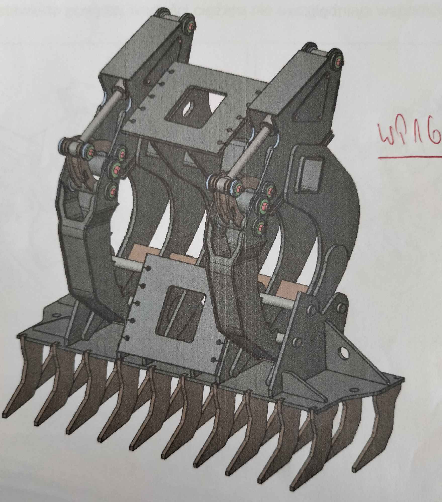 Karczownik / Zacisk Zbierający + Grzebień WP16 Trevi Benne Stargard - zdjęcie 1