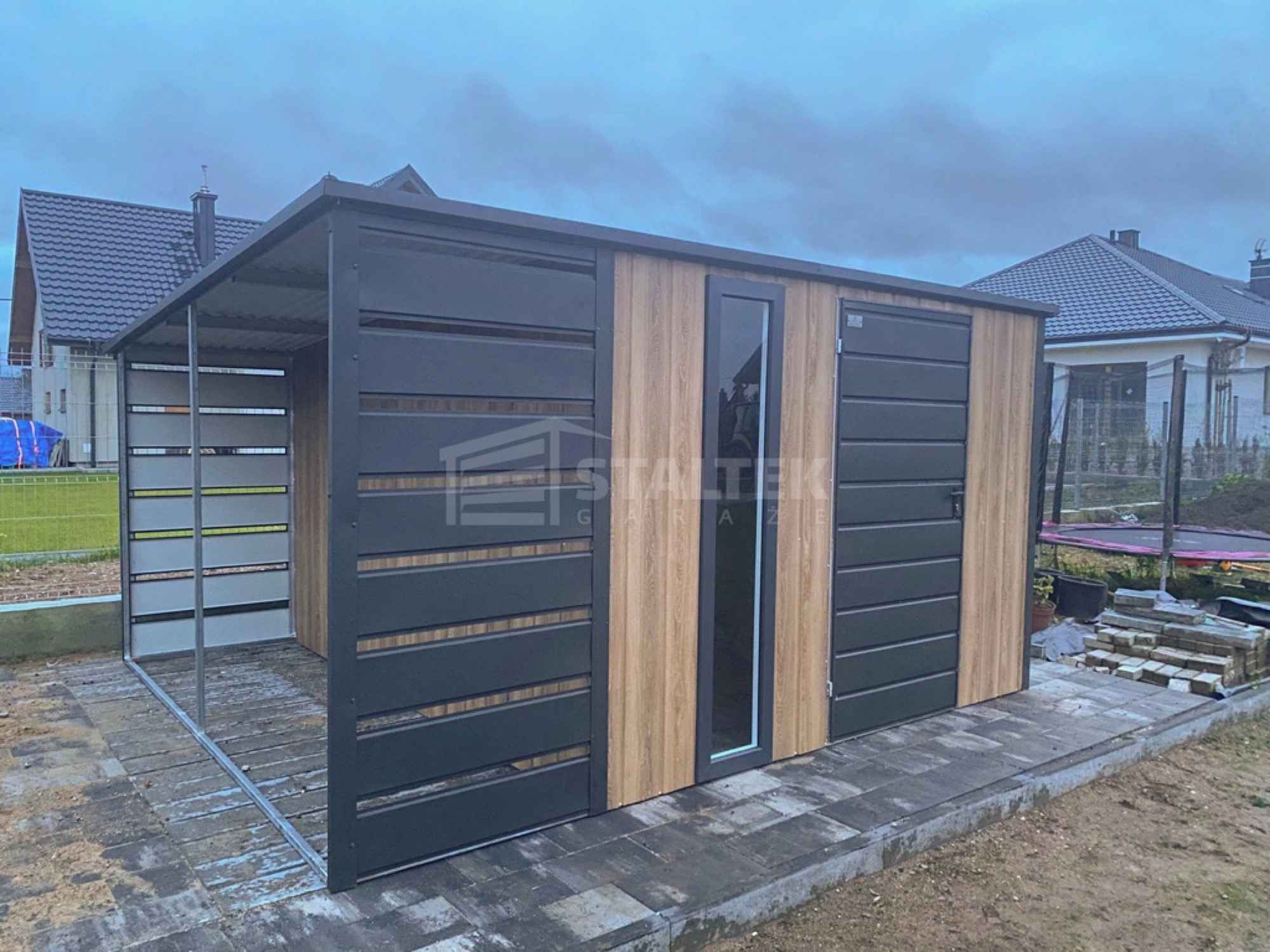 Schowek – domek ogrodowy 3×3 – wiata 1×3 – drzwi – okno dach  ST224 Rzeszów - zdjęcie 3