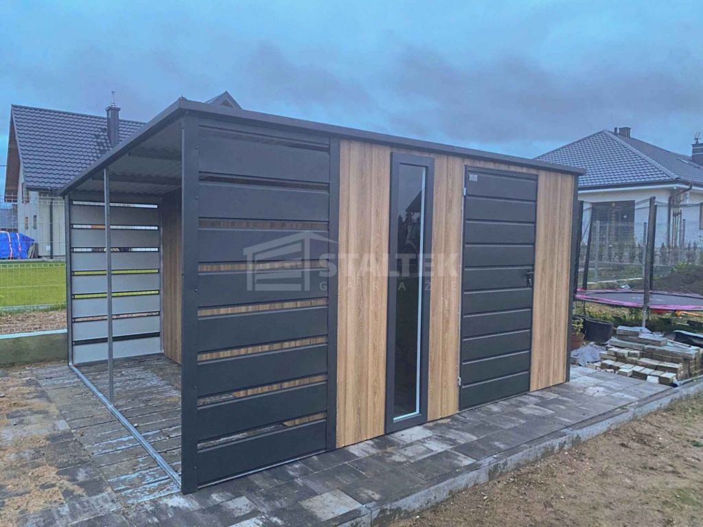 Schowek – domek ogrodowy 3×3 – wiata 1×3 – drzwi – okno dach  ST224 Rzeszów - zdjęcie 3