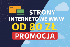 Proste STRONY INTERNETOWE już od 80 ZŁ - Szybkie i Niezawodne
