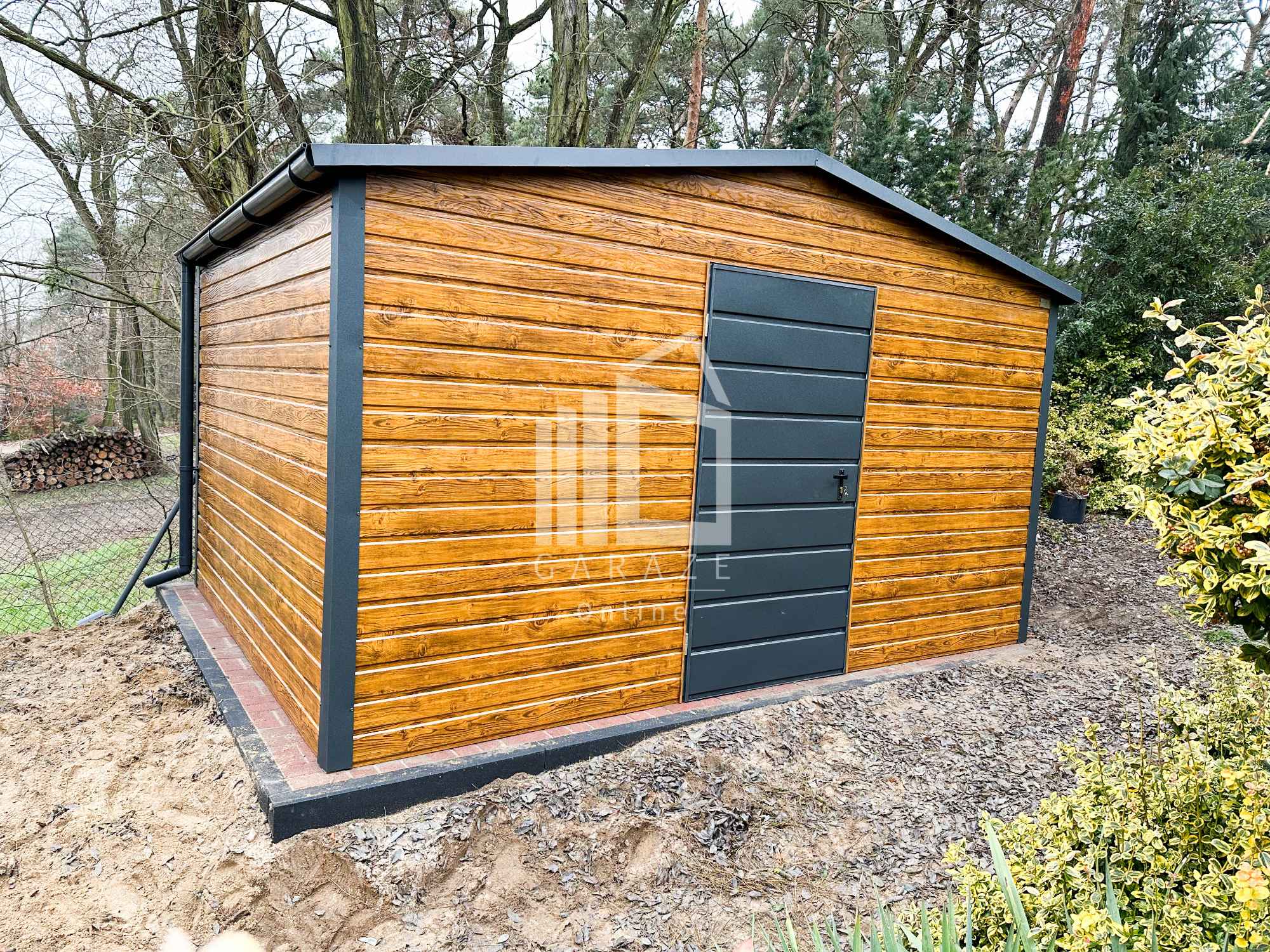 Domek Ogrodowy  Schowek Garaż 4x3 drewnopodobny Rynny dwuspadowy ID441 Elbląg - zdjęcie 5